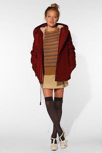 Sessun Sandison Coat - Maroon - Xs